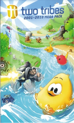Two Tribes 2001-2019 Mega Pack box art for Nintendo Switch